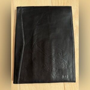 Stuart Kern America Leather Legal Pad Portfolio with pad and pen